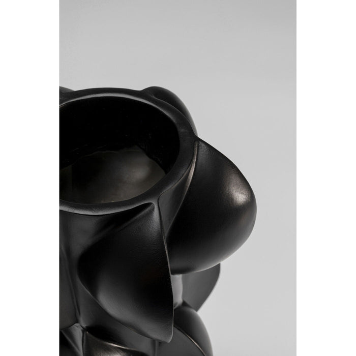Kare Design Viento vaas - zwart - 35cm