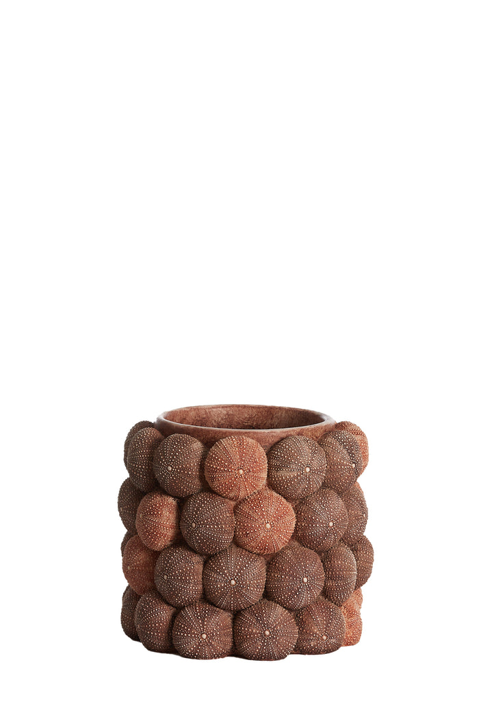 Light & Living - Vaas SEA URCHIN - Ø20.5x18cm - Rood