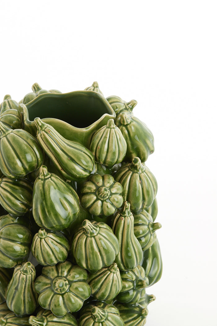 Light & Living - Vaas PUMPKIN - 25x24x31cm - Groen