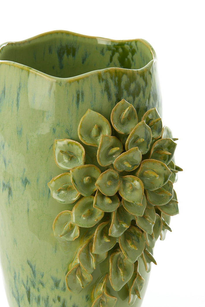 Light & Living - Vaas AMIATA - 23x19x35.5cm - Groen