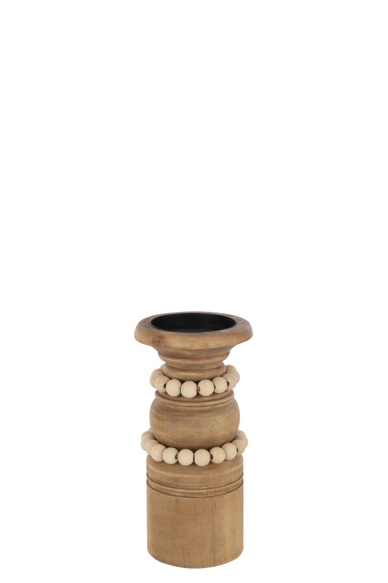 J-line - Kaarshouder Pila Den|metaal Natuur Small - 9.8x9.8x20cm