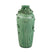PTMD Saubaan Green Round Glazed Ceramic Vase Flowers L