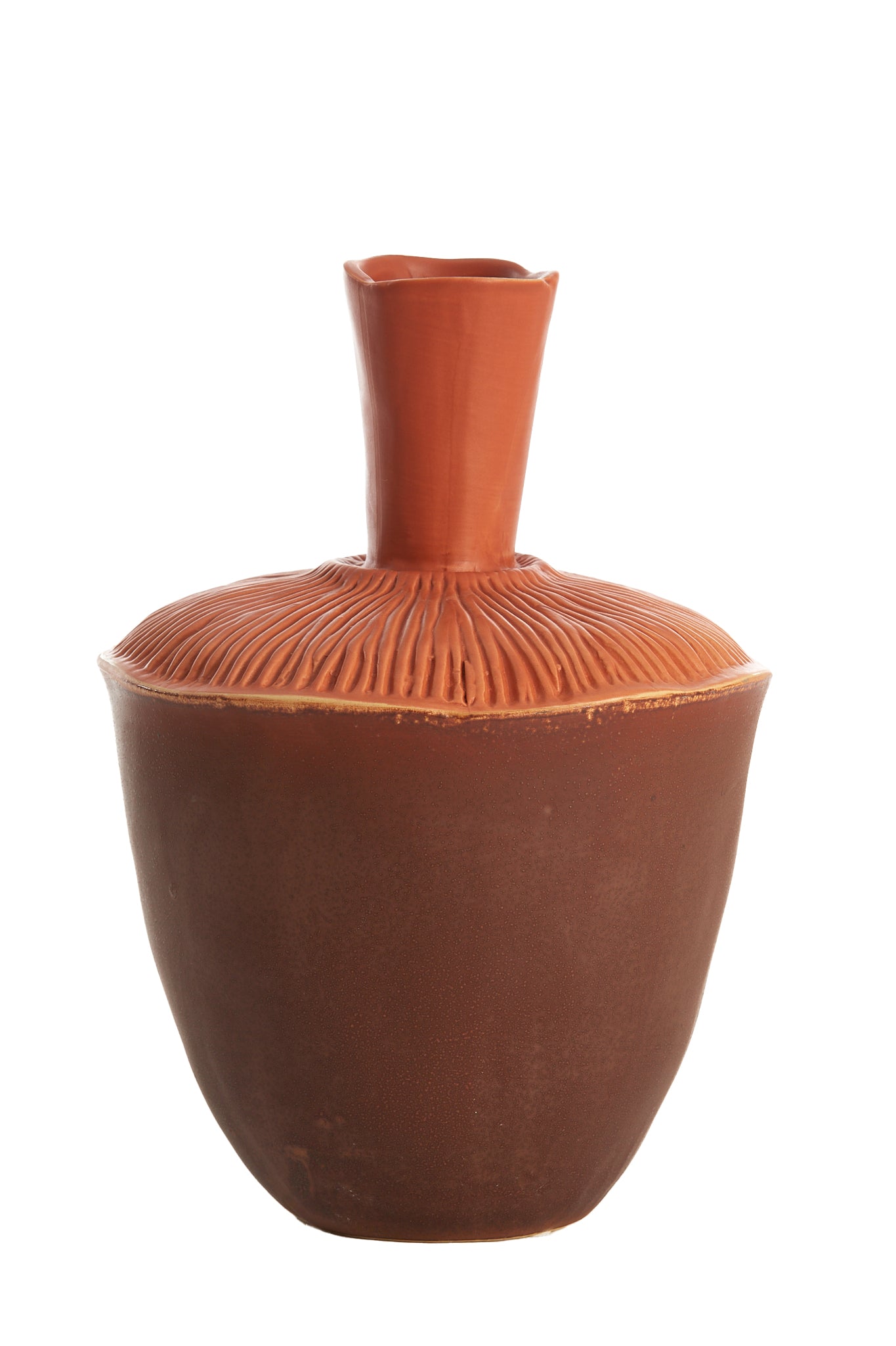 Light & Living - Vaas NEIRA - Ø20x29cm - Bruin