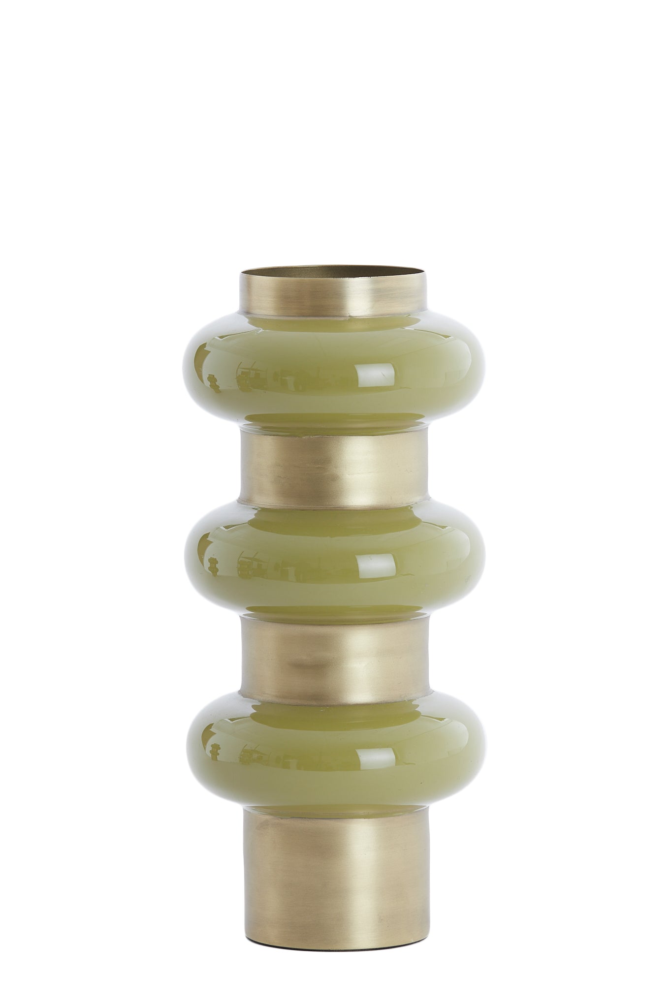 Light & Living - Vaas MALLORY - Ø16.5x37cm - Groen