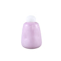 PTMD Karlie Purple Matte Glass Bulb Vase White Top