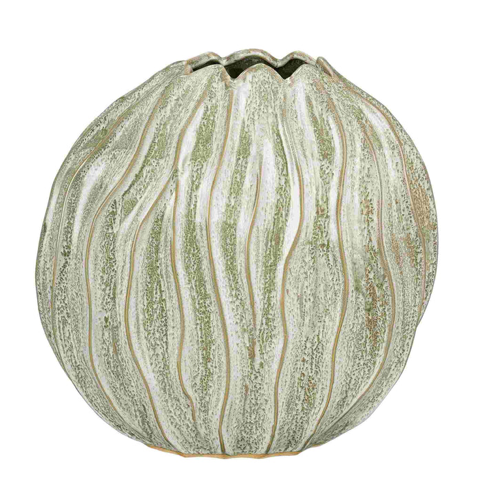 Mica Decorations Vaas Jovi - 35x17x35 cm - Keramiek - Groen