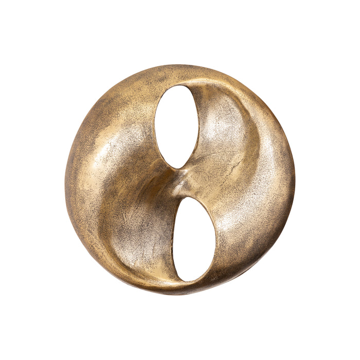 PTMD Deuie Brass Casted Alu Wall Panel Rounded Small