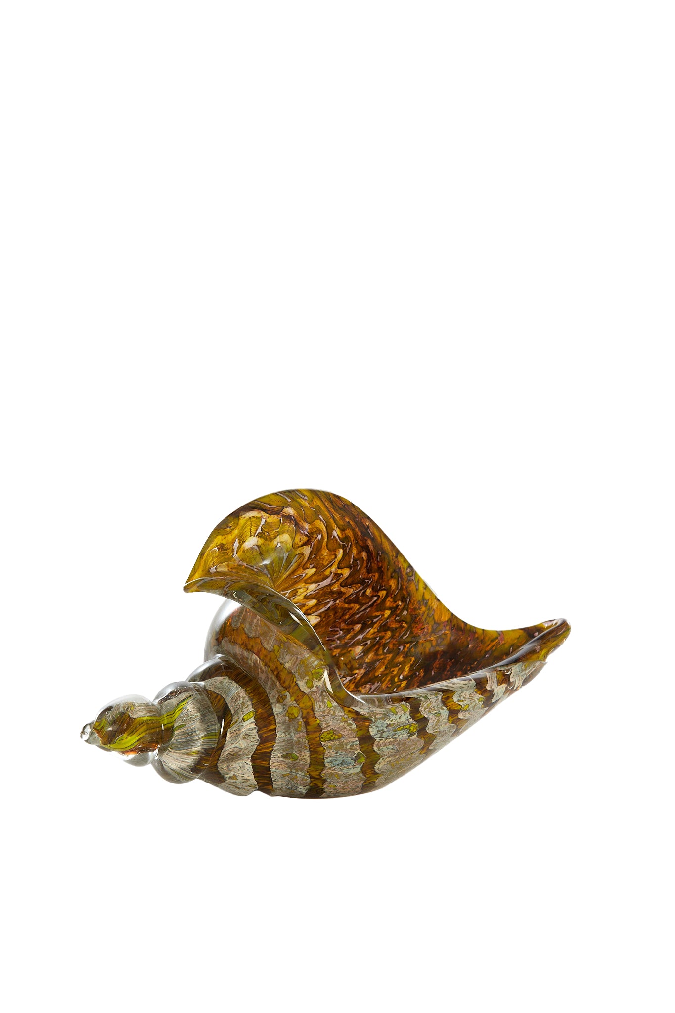 Light & Living - Ornament SHELL - 22x10x12cm - Groen