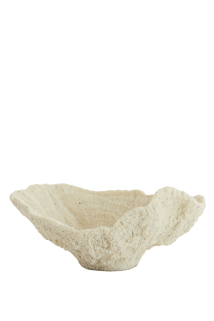 Light & Living - Ornament CORAL - 25x23x11cm - Wit