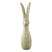 PTMD Remy Green Cement Rabbit Shaped Statue Ears Up XL
