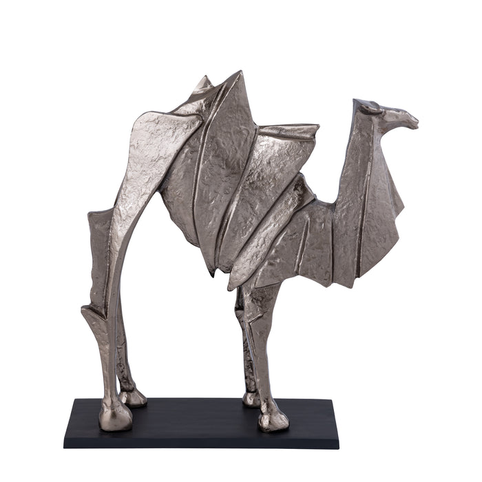 PTMD Rajan Brown Casted Alu Camel Statue Large