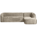 WOOOD Sloping Hoekbank Rechts - Velvet - Wheatfield