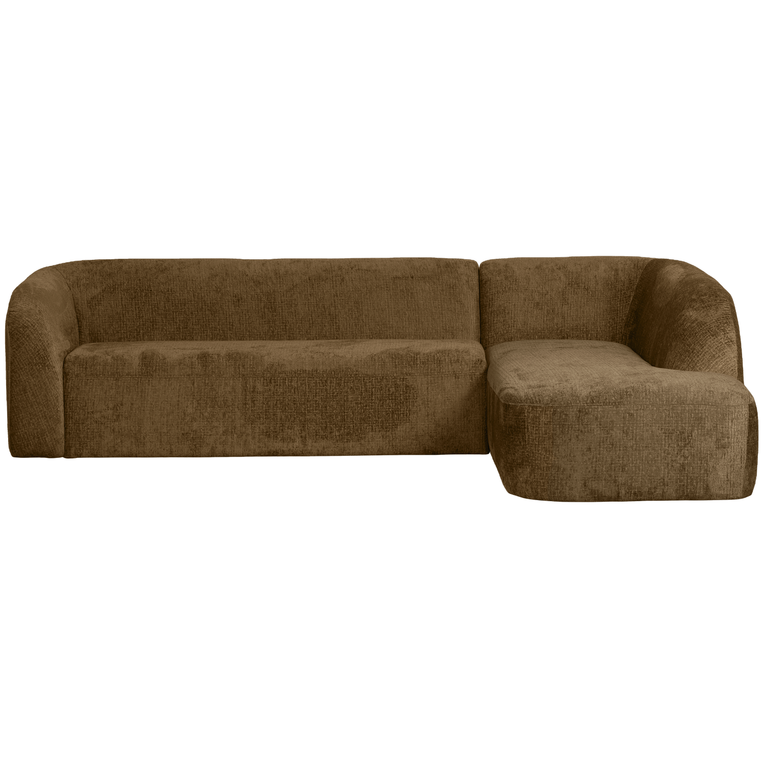 WOOOD Sloping Hoekbank Rechts - Velvet - Brass