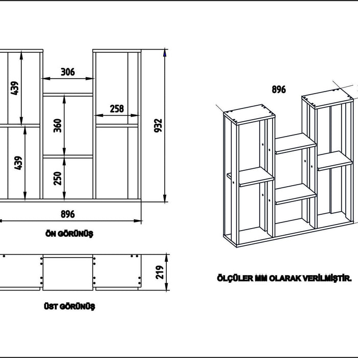 Kalune Design Wandplank Nevada