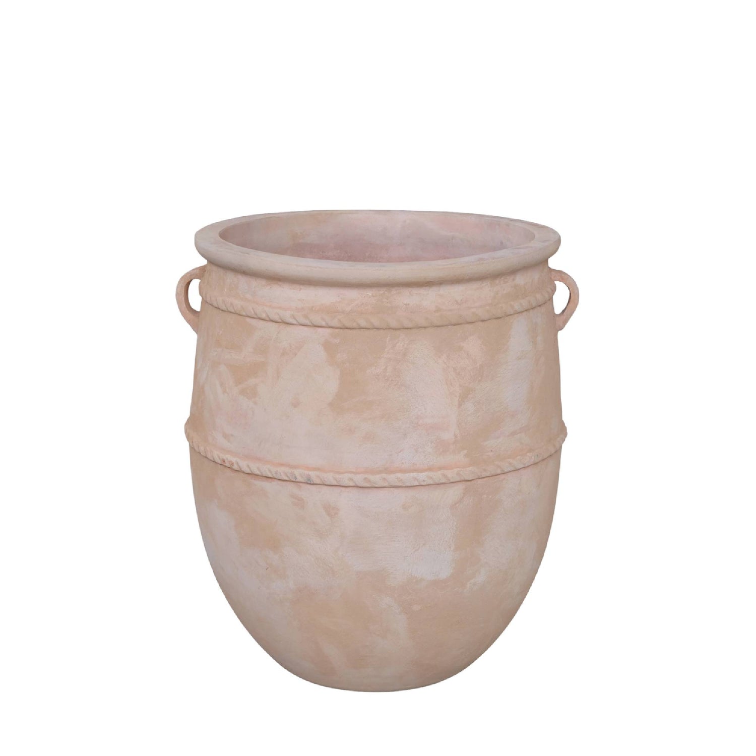 PTMD Smayan Natural Round Terracotta Jar Pot Rough Low