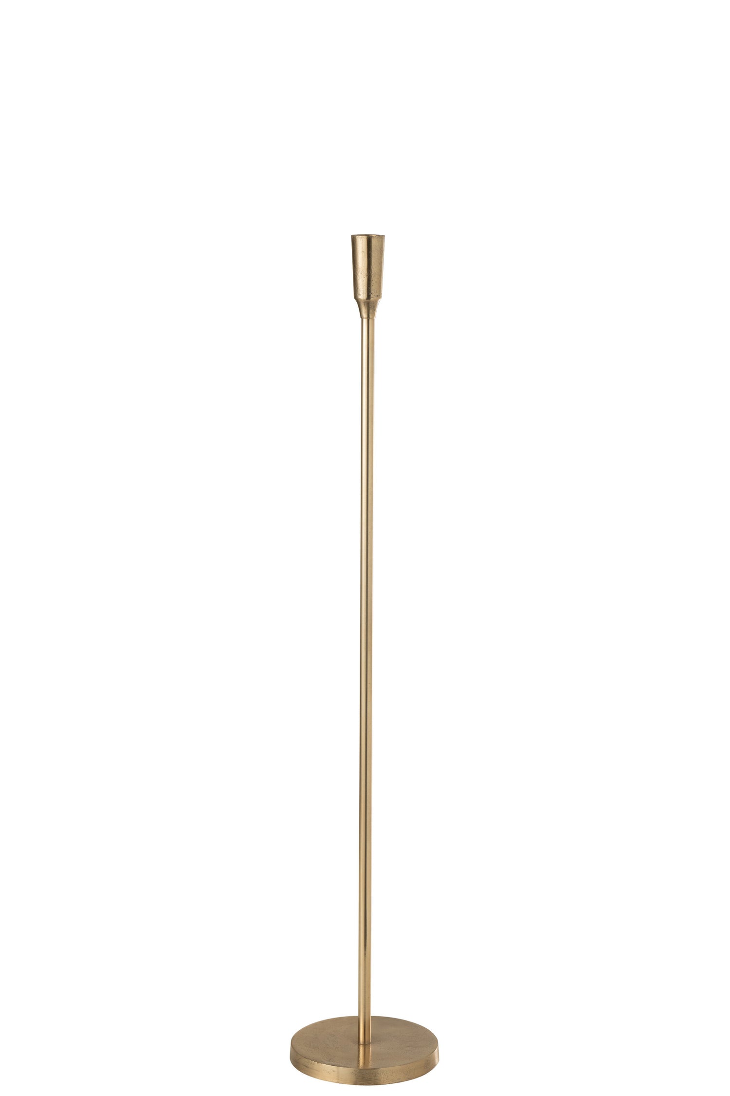 J-line - Kandelaar Metaal Goud Large - 15.5x15.5x79.5cm