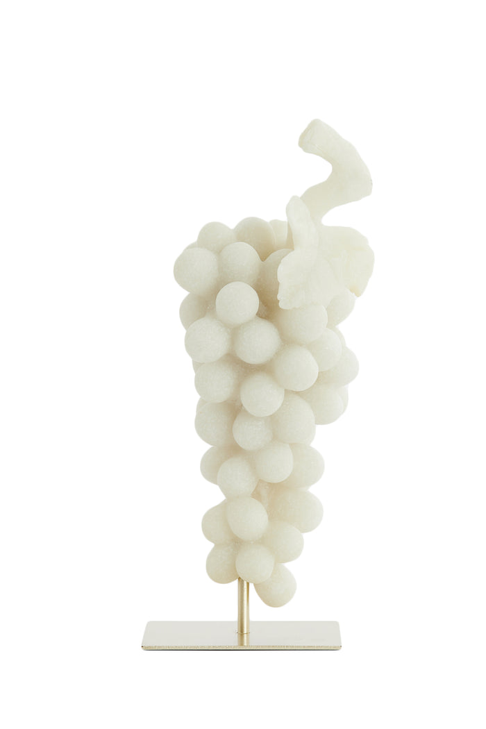 Light & Living - Ornament GRAPE - 15x13x35cm - Wit