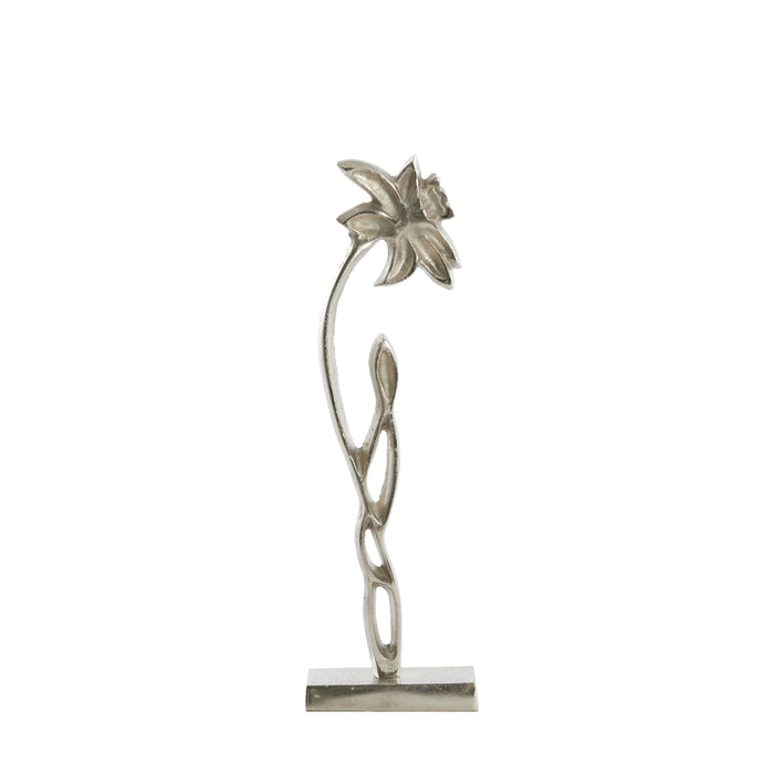 Light & Living - Ornament DAFFODIL - 12x7.5x40cm - Zilver