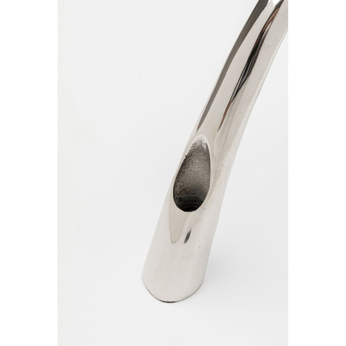 Kare Design Bow Duo Kandelaar - 21cm - zilver