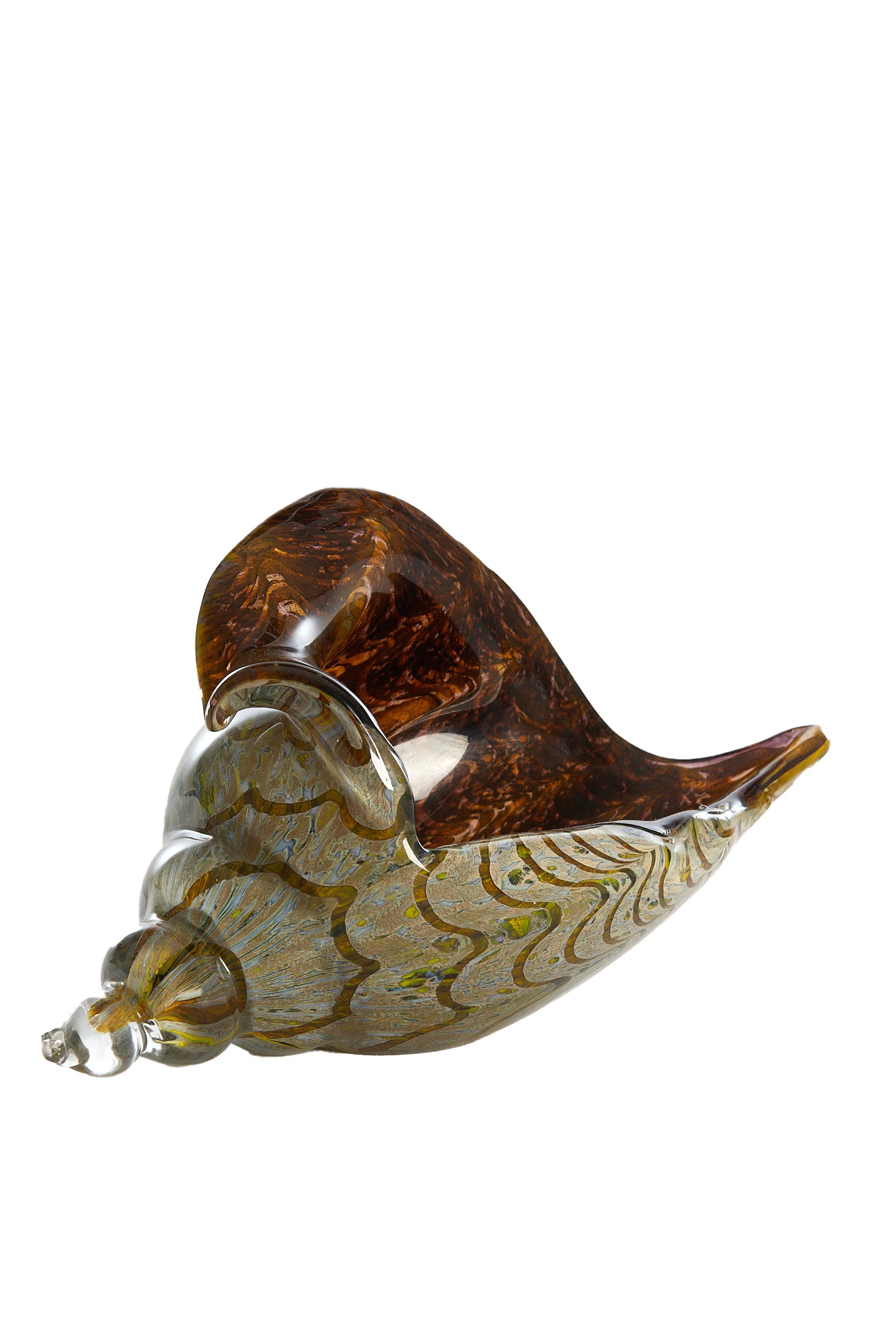 Light & Living - Ornament SHELL - 28x12x16cm - Groen
