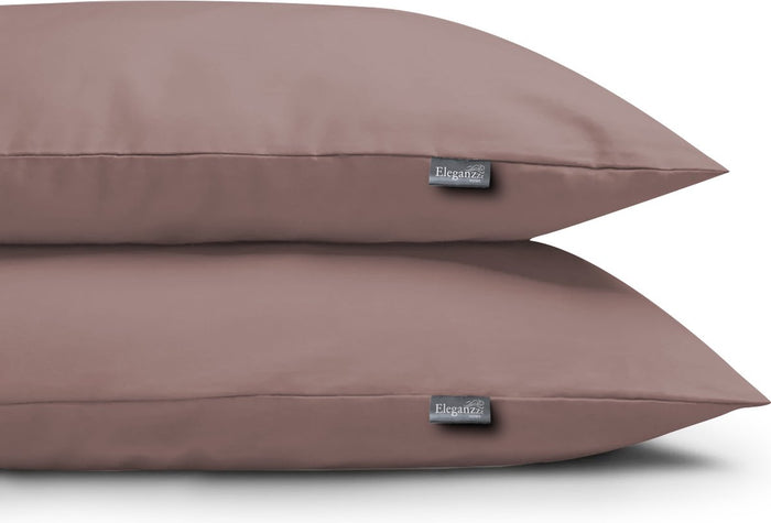 Eleganzzz Kussensloop Hotelsluiting Perkal Katoen - rose 60x70cm