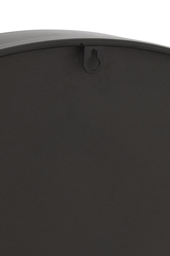 J-line - Klok Tandiel Mdf Zwart|wit Large - 60x9.5x60cm