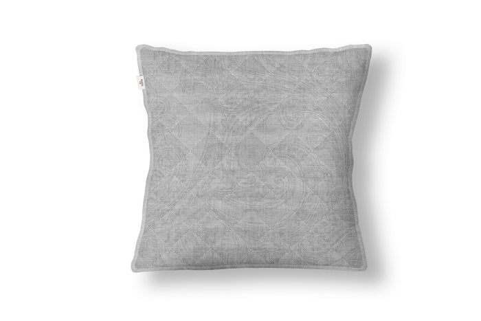 Zo Home Sierkussen Paisley di Lino - dove grey 50x50cm