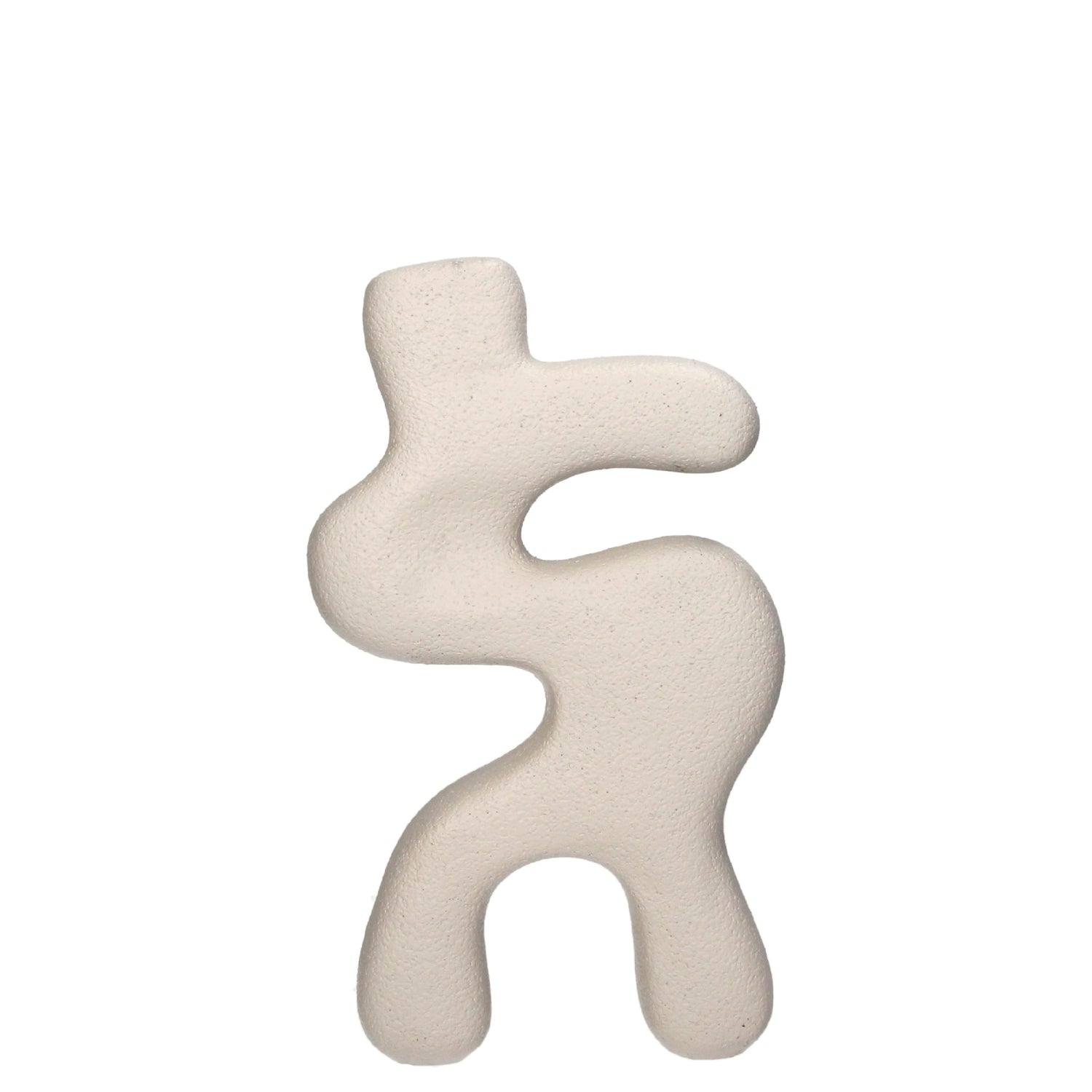 HD Collection Deco Beeld Organic - Beige|Creme - Kunststof