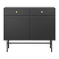 by fonQ Scandiva Dressoir 2-deurs - Zwart