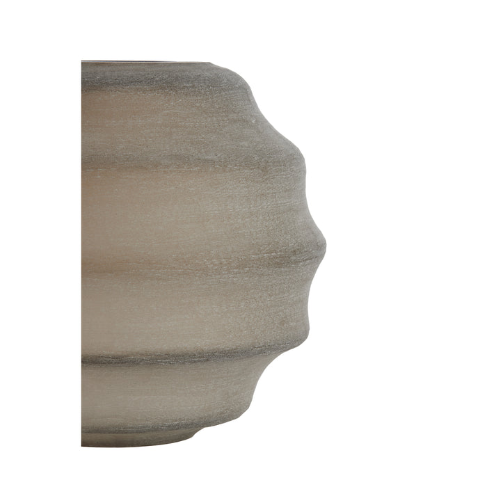 Light & Living - Vaas NAYORO - Ø32.5x29cm - Bruin