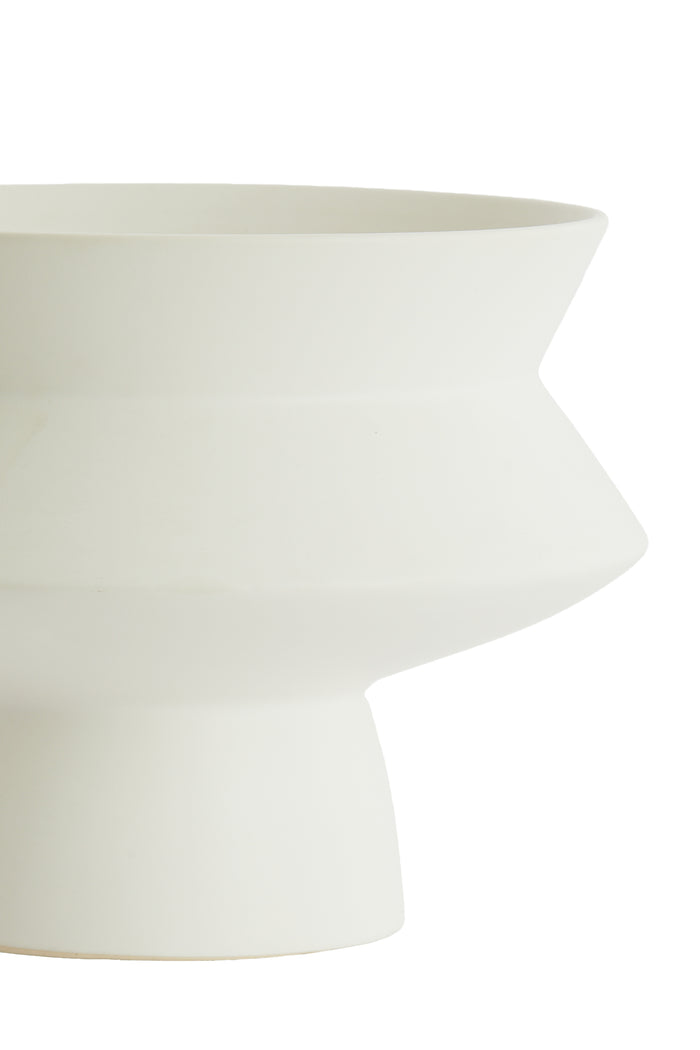 Light & Living - Vaas VICENTO - Ø31.5x23.5cm - Wit