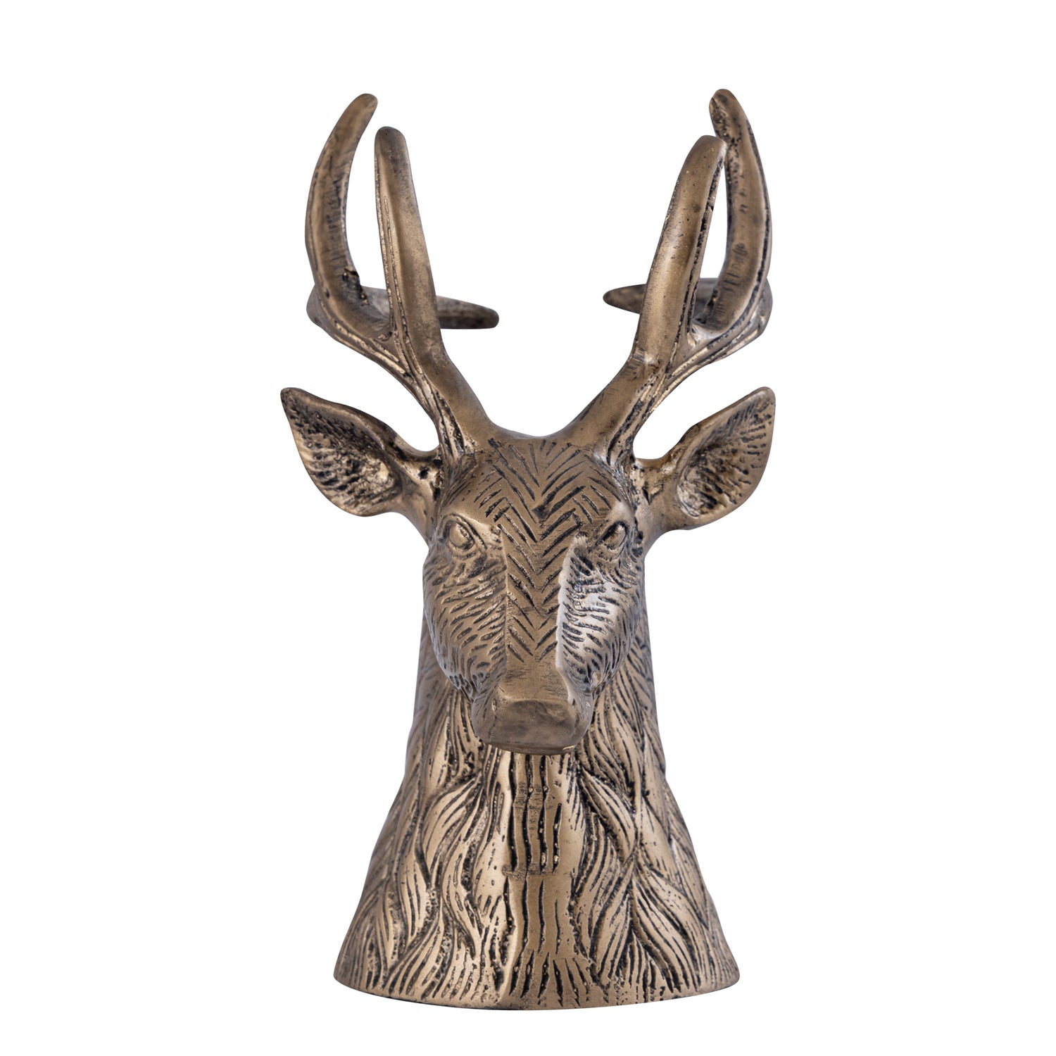 PTMD Mirren Brass casted alu reindeer bottle holder