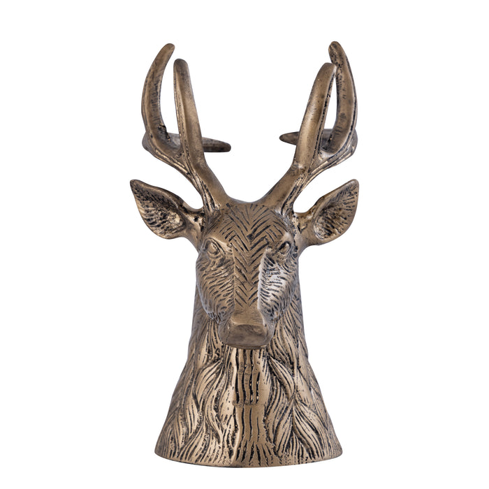 PTMD Mirren Brass casted alu reindeer bottle holder