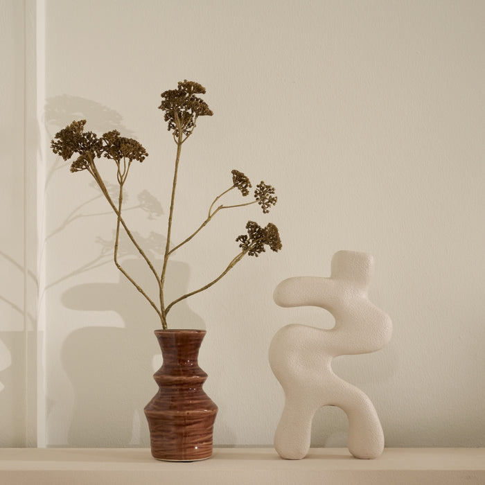 HD Collection Deco Beeld Organic - Beige|Creme - Kunststof