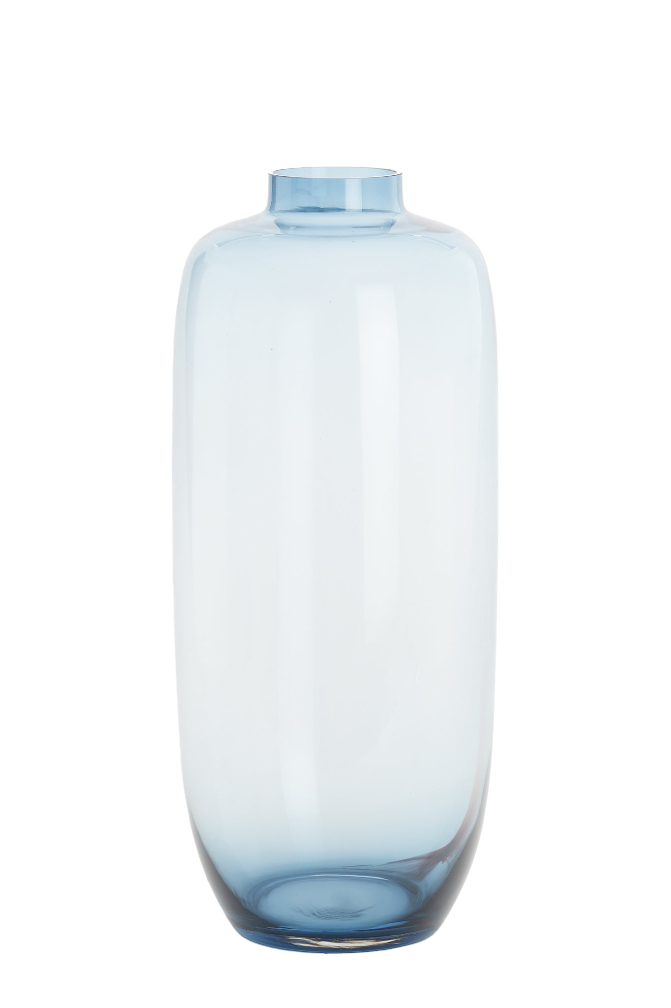 Light & Living Light&living Vaas Ø24x56 cm FURANO glas blauw