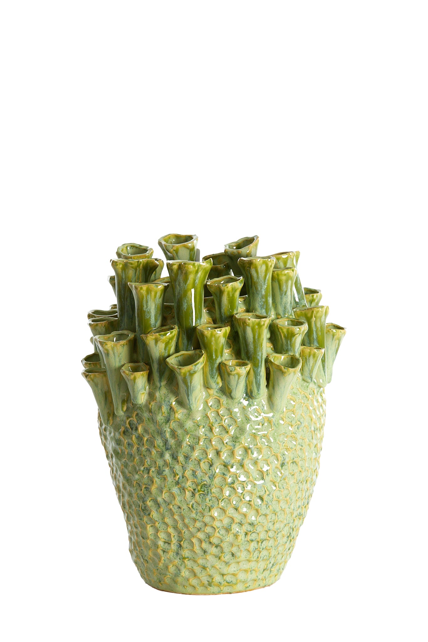 Light & Living - Vaas KYRAL - Ø29x33cm - Groen