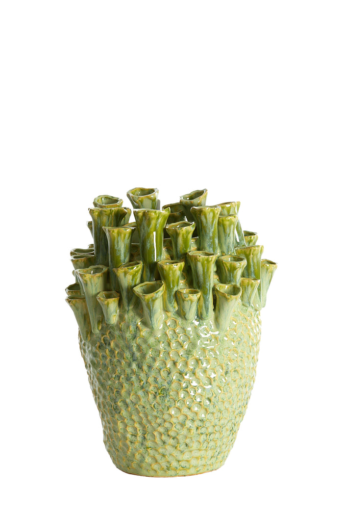 Light & Living - Vaas KYRAL - Ø29x33cm - Groen