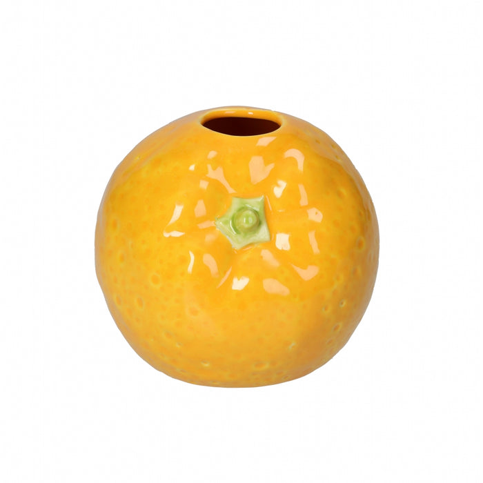 HD Collection Vaas Sinaasappel -  - Keramiek - 11x10x11cm (BxHxD)