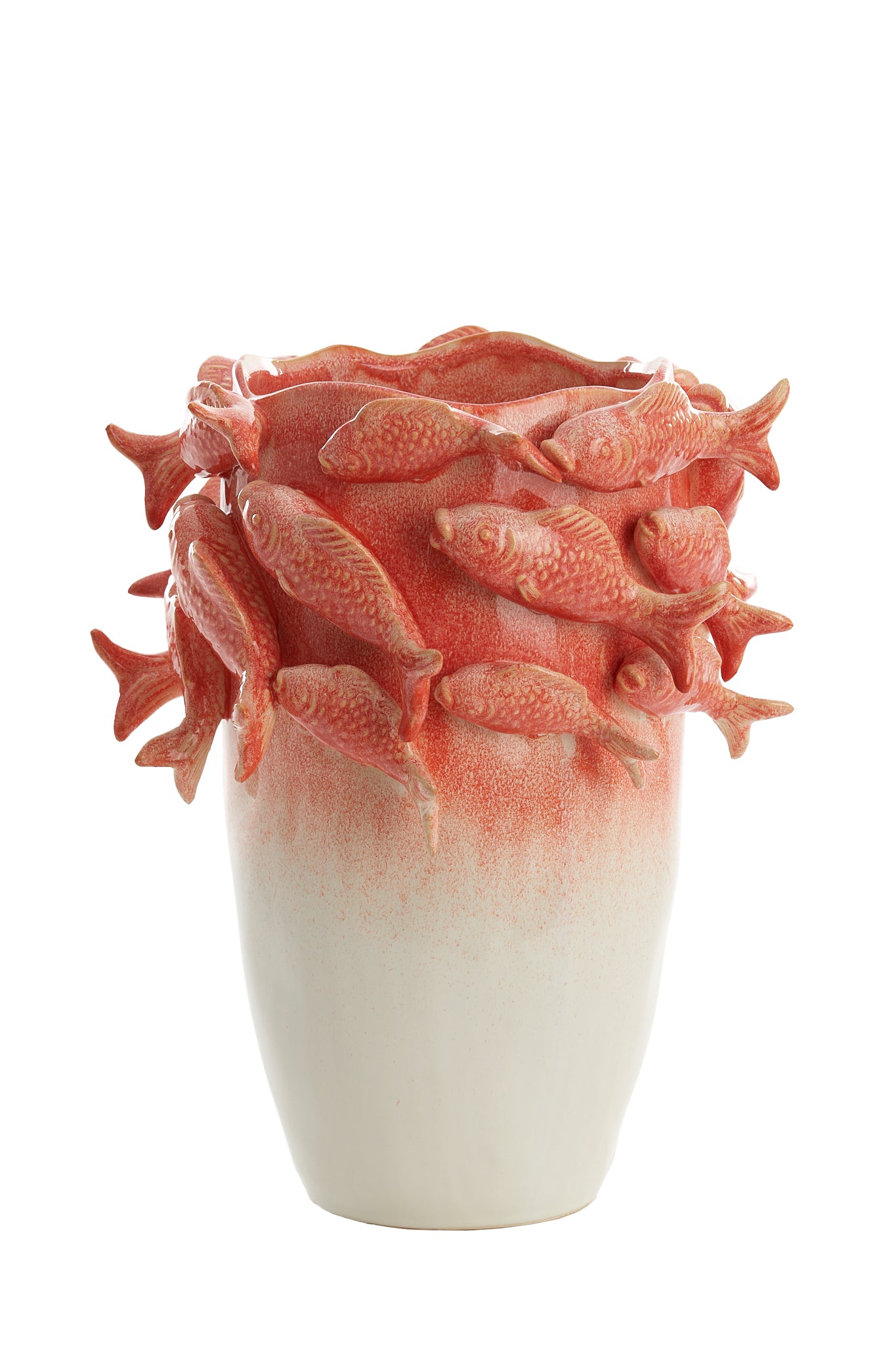 Light & Living - Vaas FISH - 29x28x36.5cm - Rood