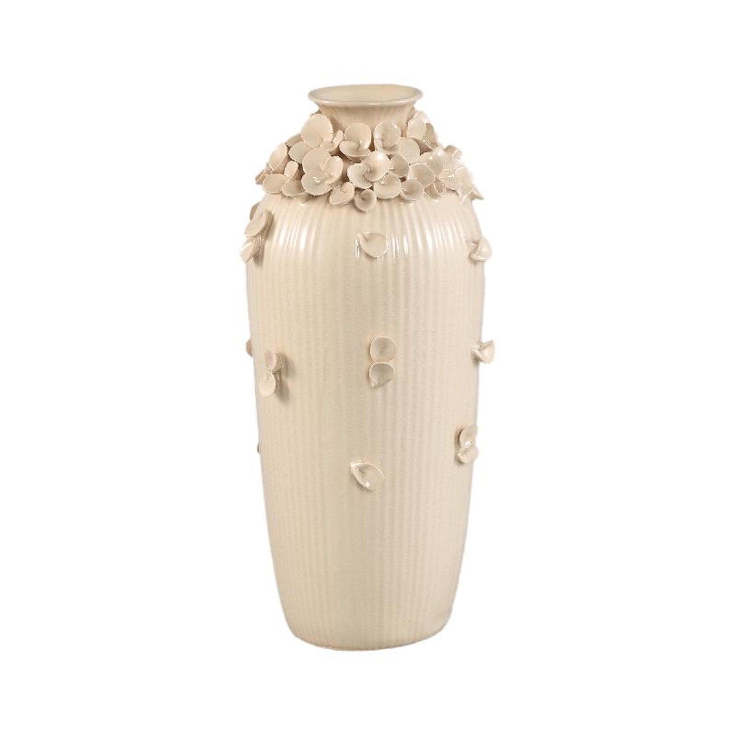 PTMD Vaas Saubaan - 17x17x35 cm - Keramiek - Wit