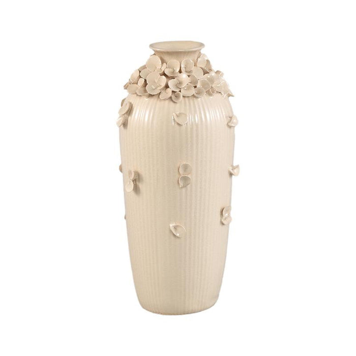 PTMD Vaas Saubaan - 17x17x35 cm - Keramiek - Wit