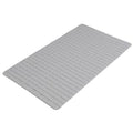 Urban Living Badkamer anti slip mat - rubber - steengrijs - 39x69cm