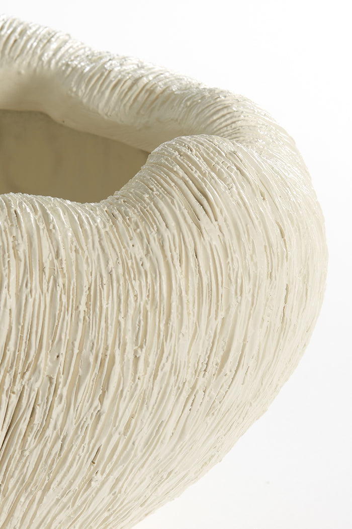 Light & Living - Vaas DENISA - 34x28x21cm - Wit