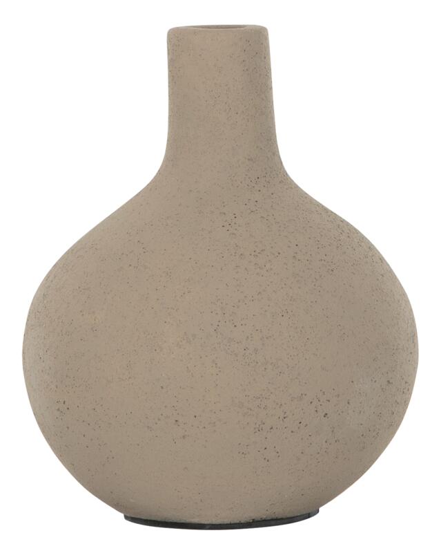 MUST Living Vase Risto sand,22xØ17 cm, terracota