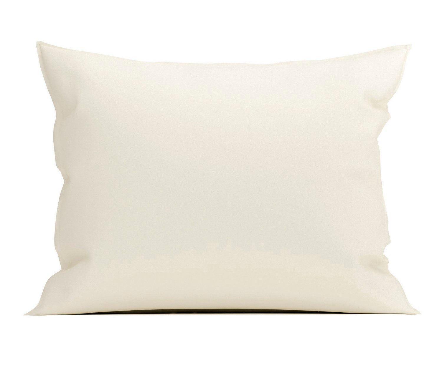 Yellow Kussensloop Percal Katoen off white