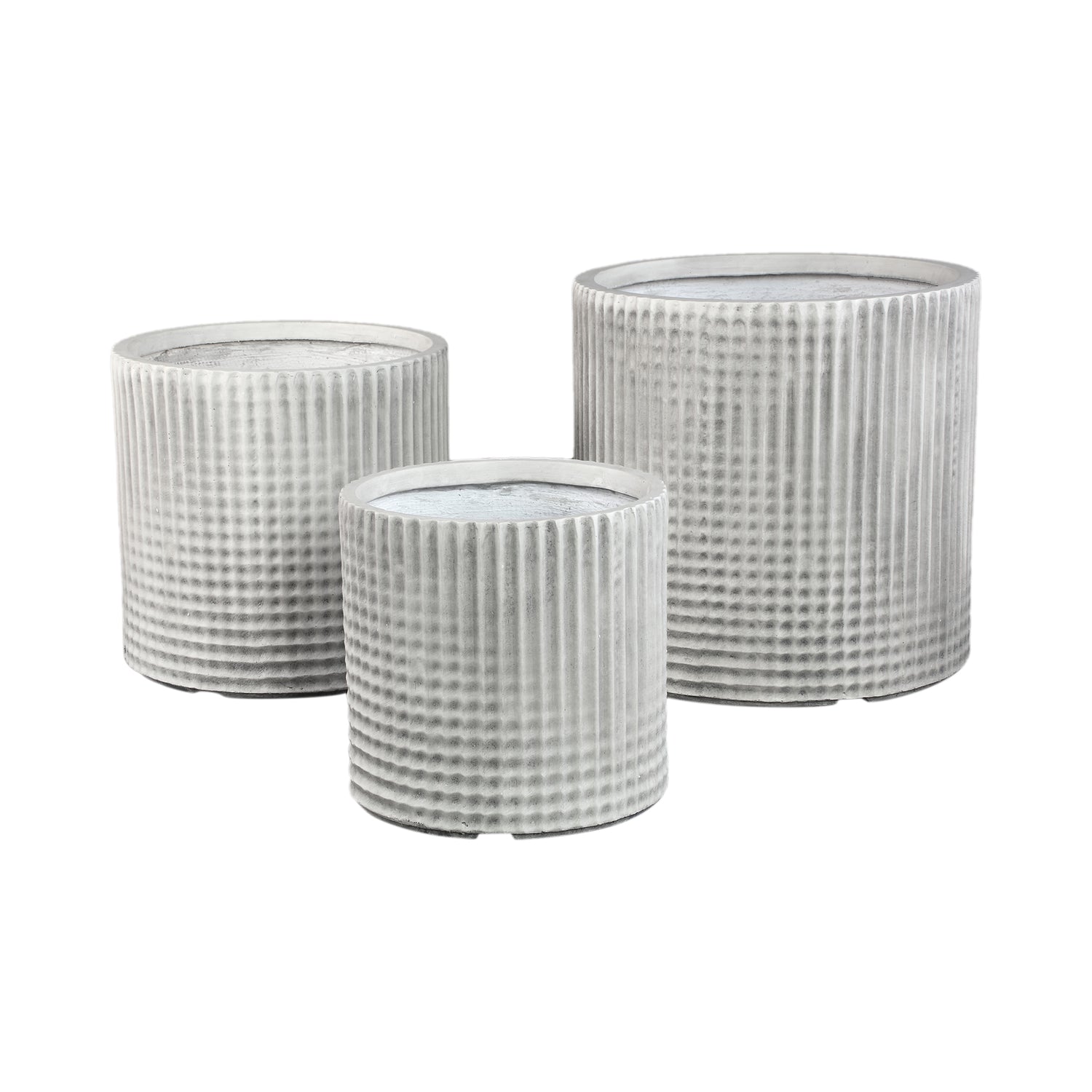 PTMD Paizlie White Round Magnesium Pot Line Pattern SV3