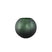 PTMD Elichi Green Round Glass Vase Low