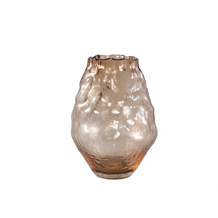 PTMD Narin Cream Irregular Shaped Glass Vase S