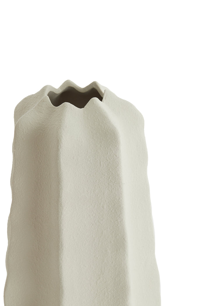 Light & Living - Vaas ARIEIRO - Ø18.5x34cm - Wit