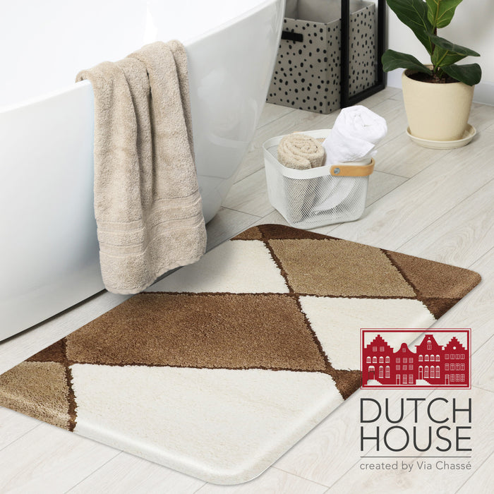 Dutch House Badmatten Nice - brown 60x90cm